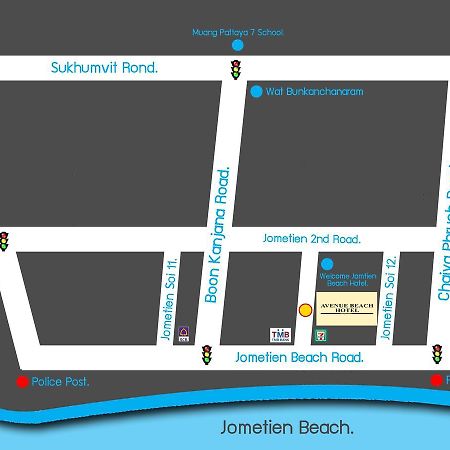 Avenue Beach Hotel Jomtien Beach Εξωτερικό φωτογραφία