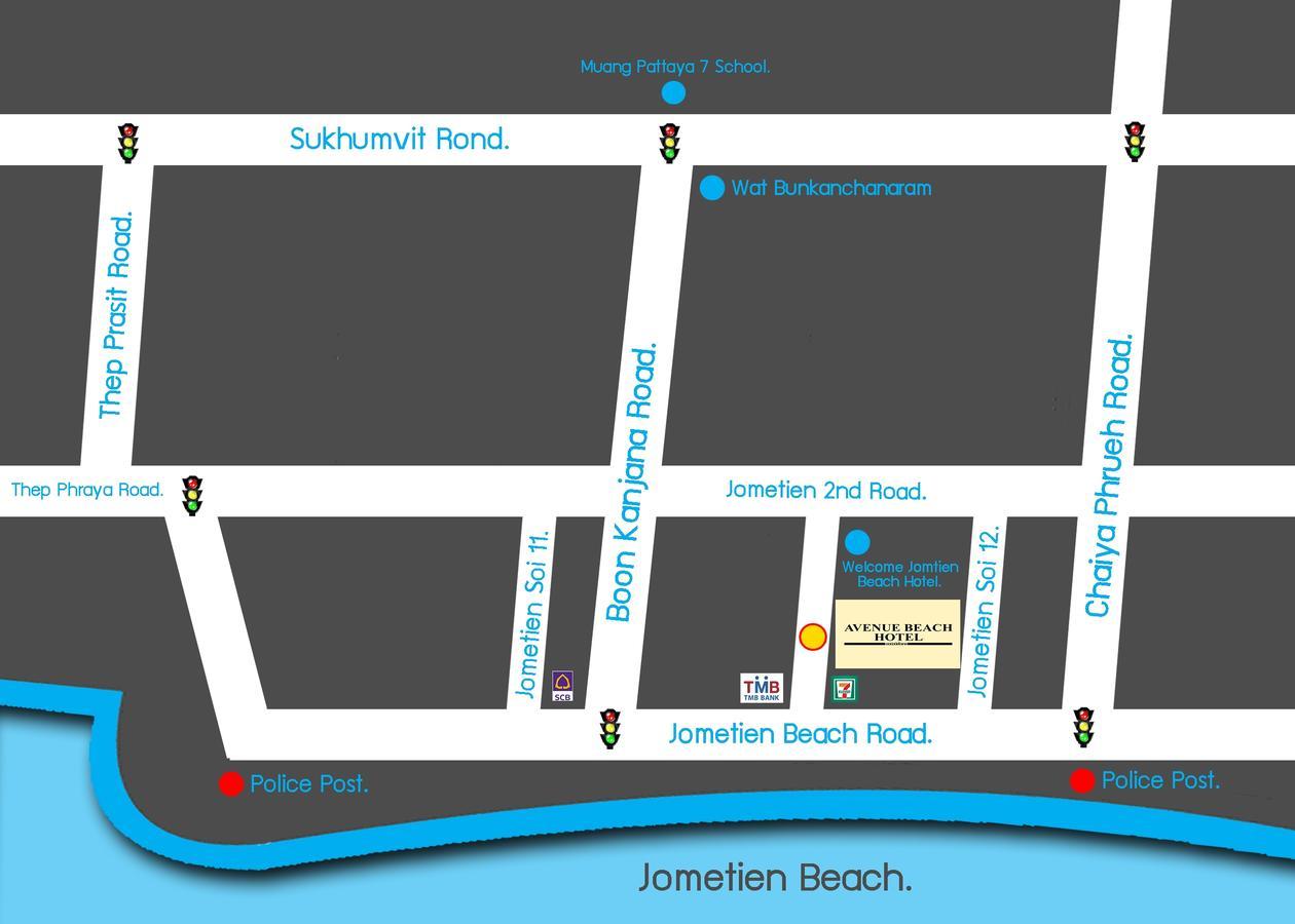 Avenue Beach Hotel Jomtien Beach Εξωτερικό φωτογραφία